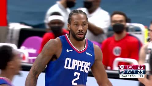 【NBA集錦】我的大刀早已饑渴難耐 萊昂納德三分無視防守手起刀落
