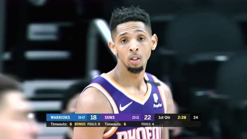 【NBA录像回放 原声】勇士vs太阳第1节 英文原声回放