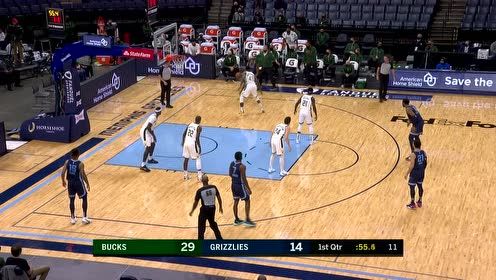 【NBA集锦】霍乐迪投篮偏出 字母哥他哥小手一点完成补篮