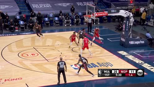 【NBA集錦】長臂封鎖！英格拉姆籃下超級大帽送7尺長人