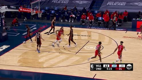 【NBA集錦】亞當斯掩護下順人到球到 英格拉姆喂他單臂砸扣