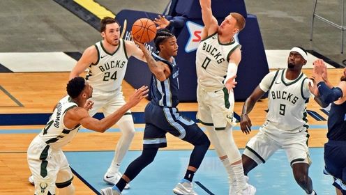 【NBA集锦】雄鹿112-111灰熊 字母哥26+11+8霍乐迪准绝杀