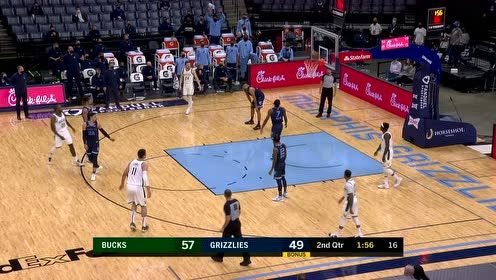 【NBA集锦】莫兰特持球快速反击 温斯洛心领神会空接暴扣