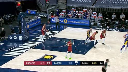 【NBA集錦】特納接球就投 抬手三分打板命中