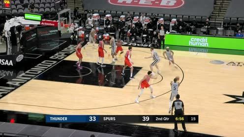 【NBA集锦】米尔斯灵动跑位 接球三分一气呵成