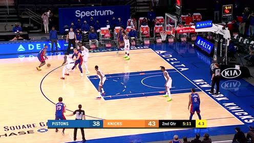 【NBA集锦】这球非常潇洒 丹尼斯史密斯突然启动单手挑篮