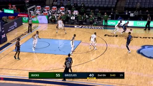 【NBA集锦】边线发球配合简单粗暴 字母哥高高跃起空接暴扣