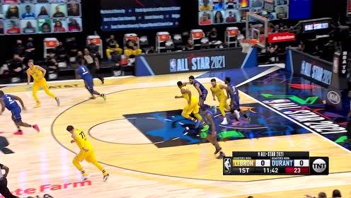 【NBA集錦】經(jīng)典復(fù)刻！歐文三分球迎射庫里命中全明星首球