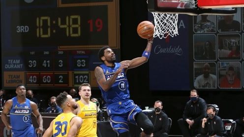 【NBA集錦】歐文vs詹姆斯隊(duì) 24分12助攻飛身暴扣活久見！