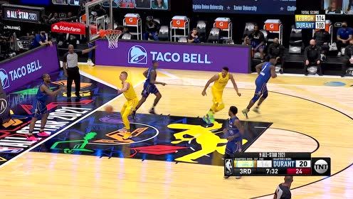 【NBA集錦】我真的不想進(jìn)攻 約老師甩鍋?zhàn)帜父珉p臂背扣