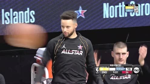 【NBA集錦】詹姆斯vs杜蘭特隊(duì) 4分4助攻打卡下班沒出汗