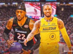 开拓者队的达米安·利拉德、罗伯特·科文顿在全明星周末为NBA对HBCUs的支持而激动不已