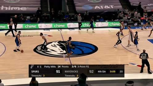 【NBA集锦】三分互飚毫不手软 克勒贝尔三分甩狙还击米尔斯