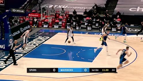 【NBA集锦】波神篮下强起 拿下全场第一分