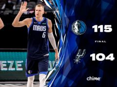 NBA常规赛：独行侠115-104击败马刺，迎来四连胜！