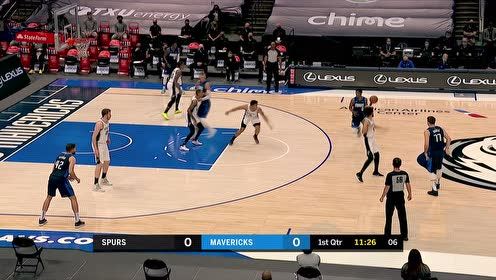 【NBA集锦】波尔津吉斯篮下命中 德罗赞突破上篮完成回应