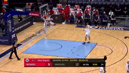 【NBA集錦】傷害不大侮辱性極強 瓦蘭籃下站帽八村壘