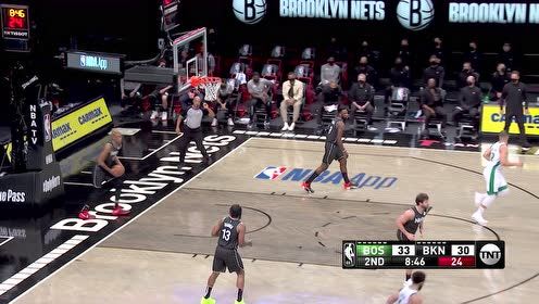 【NBA集錦】克拉克斯頓籃下雙手擎天暴扣 哈登外線三分精準無比