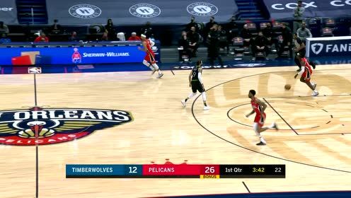 【NBA集锦】卢比奥上篮偏出 随后将功补过抢断之后助飞麦克丹尼尔斯