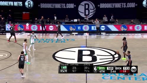 【NBA集錦】斯馬特假投真?zhèn)魑鹆?布朗底角銷魂出手三分命中靶心