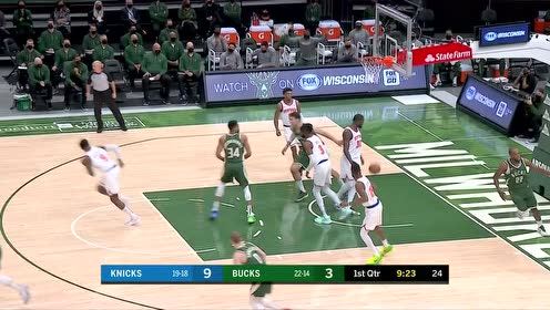 【NBA集锦】巴雷特突破过人 单手劈扣石破天惊