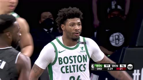 【NBA集錦】沒人把我當回事？斯馬特多角度飚射三分承擔火力點