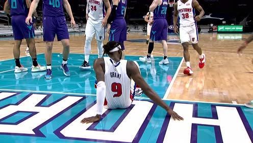 【NBA集锦】破阵摧坚势如破竹 格兰特撕裂防守回头望月2+1