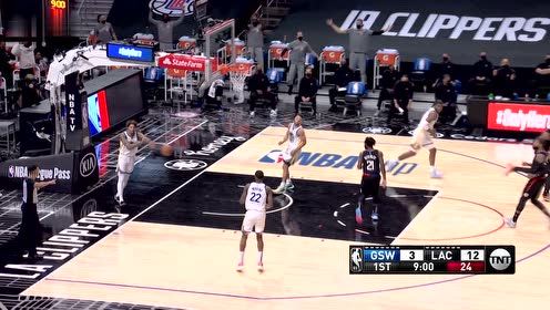 【NBA集锦】撞人墙上照样进！乔治这手感没谁了