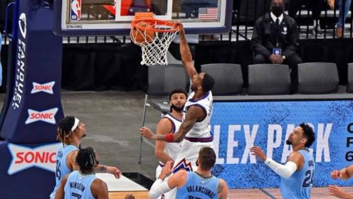 【NBA集锦】巴顿vs灰熊集锦 21分4助攻旱地拔葱飞身补扣