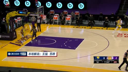 【NBA集錦】詹皇開(kāi)場(chǎng)直搗黃龍 助攻波普輕松上籃