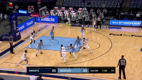 【NBA集锦】螳螂捕蝉黄雀在后 梅尔顿追身大帽穆雷