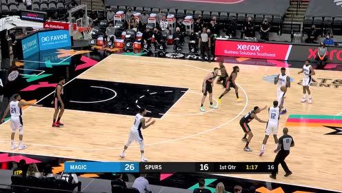 【NBA集锦】一柱擎天！班巴大帽沃克上篮随后克拉克三分命中