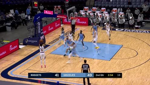 【NBA集锦】骚操作秀的飞起 莫兰特自投自抢飞身补篮