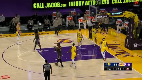 【NBA集錦】傳球也能統(tǒng)治全場(chǎng) 詹姆斯兩記妙傳哈雷爾打停步行者