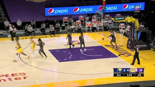 【NBA集錦】布羅格登手感滾燙 掩護(hù)切出再中三分