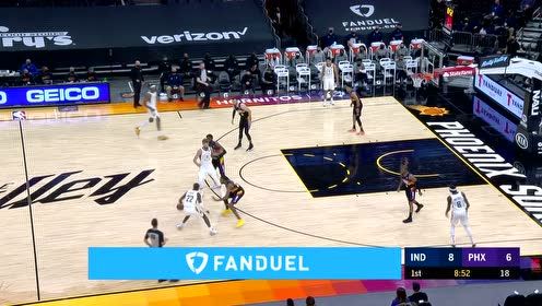 【NBA集錦】勒維爾眼疾手快擊地妙傳 薩博尼斯夾縫突破反手上籃