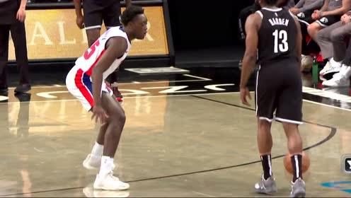 【NBA集锦】对飚扣篮!普拉姆利飞跃禁区哈登神奇助攻小乔丹暴扣