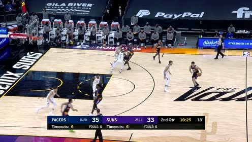 【NBA集錦】手感完全打開了 步行者二節(jié)開始打出11-0進(jìn)攻沖擊波