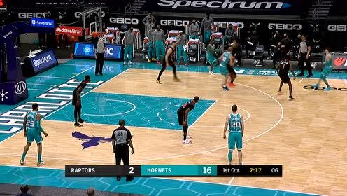 【NBA集錦】黃蜂單節(jié)命中11記三分 令猛龍防守顧此失彼