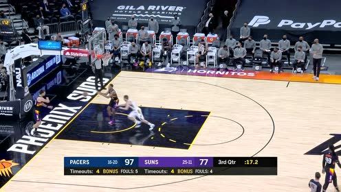 【NBA集錦】布羅格登三人夾擊機(jī)警回傳 特納平地起飛雙臂暴扣虐筐