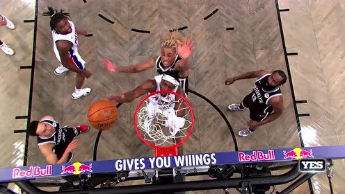 【NBA集锦】太强硬了 格兰特自投自抢顶着防守把球放进