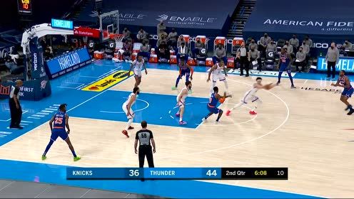 【NBA集錦】尼克斯119-97雷霆 蘭德爾三雙巴雷特生涯新高尼克斯輕取雷霆