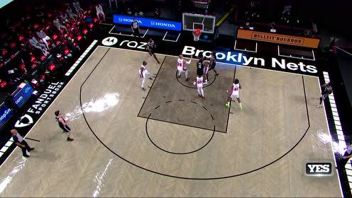 【NBA集锦】最后一分钟平局时刻化身乔丹 哈登两罚全中+关键上篮连取8分