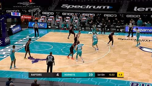 【NBA集錦】黃蜂全隊如同開了外掛 點點開花猛龍防不勝防