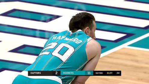 【NBA集錦】電競少年海沃德滑翔劈扣 姿勢優(yōu)美猛龍眾將望球興嘆