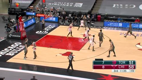 【NBA集錦】洛瑞搶斷助攻鮑威爾 威廉姆斯空切上籃強勢還擊