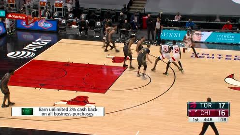 【NBA集錦】突破分球妙傳連線 鮑威爾助飛布切爾雙臂炸筐
