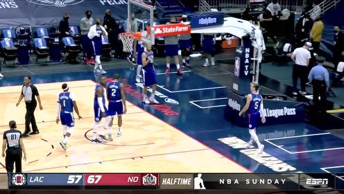 【NBA集錦】肯納德空中漂移小施身手 三分半場(chǎng)壓哨爆射籃筐
