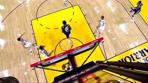 【NBA集锦】骚操作秀的飞起 库里迷踪步上篮戏耍戈贝尔