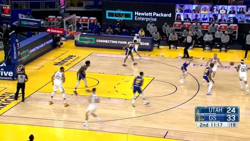 【NBA集錦】克拉克森vs勇士集錦 21+5搶斷反擊一條龍暴扣